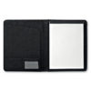 A4 leather portfolio with metal logo plate-MO7163