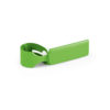 luggage tag back side green color