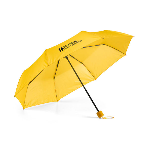 Umbrella yellow with logo printing